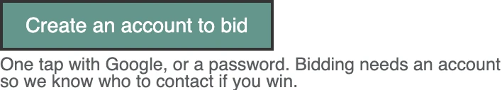 Screenshot of step 3: How to bid on a piece at auction