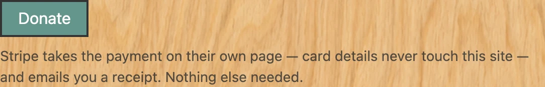 Screenshot of step 3: How to donate