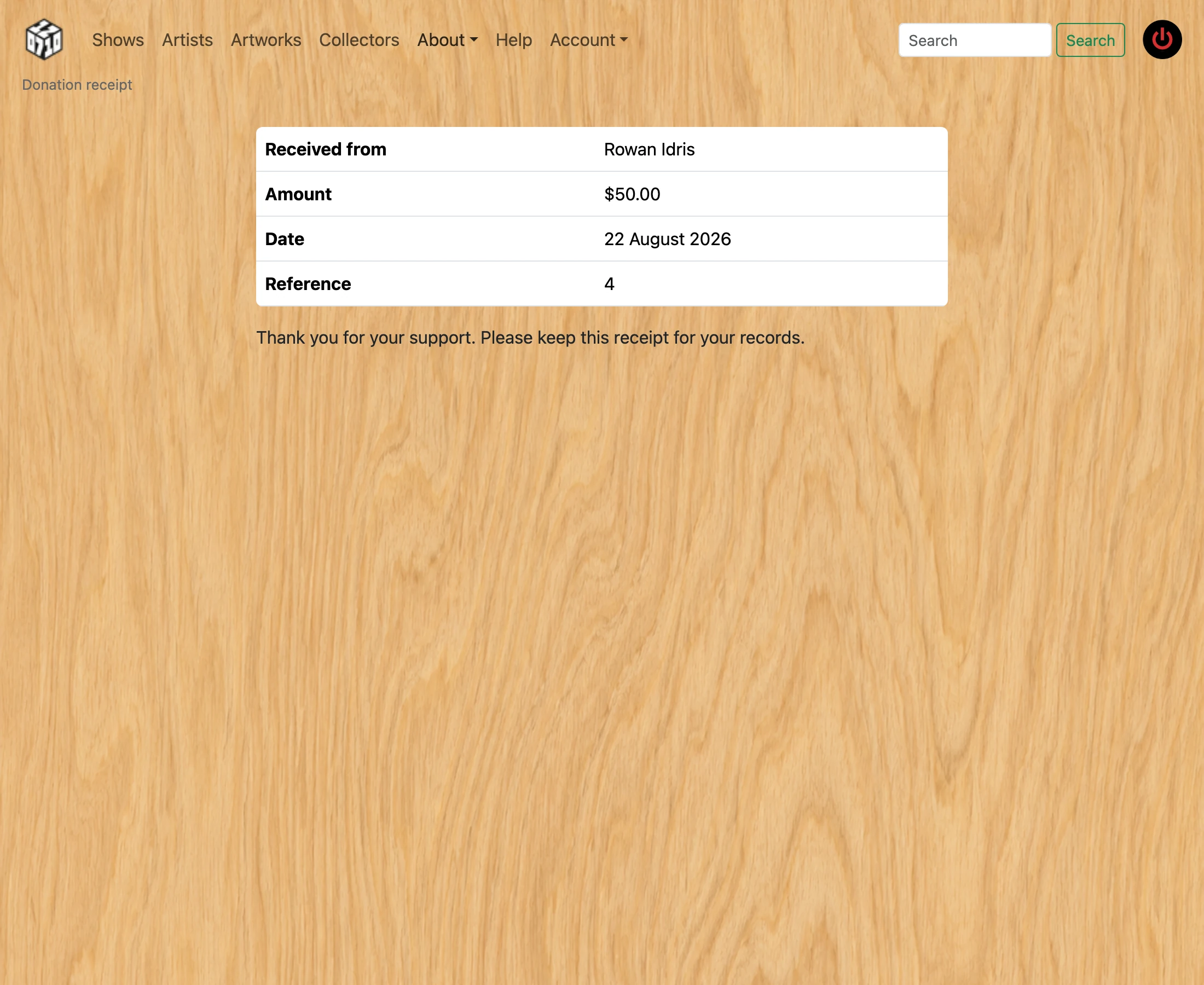 Screenshot of step 7: How to donate