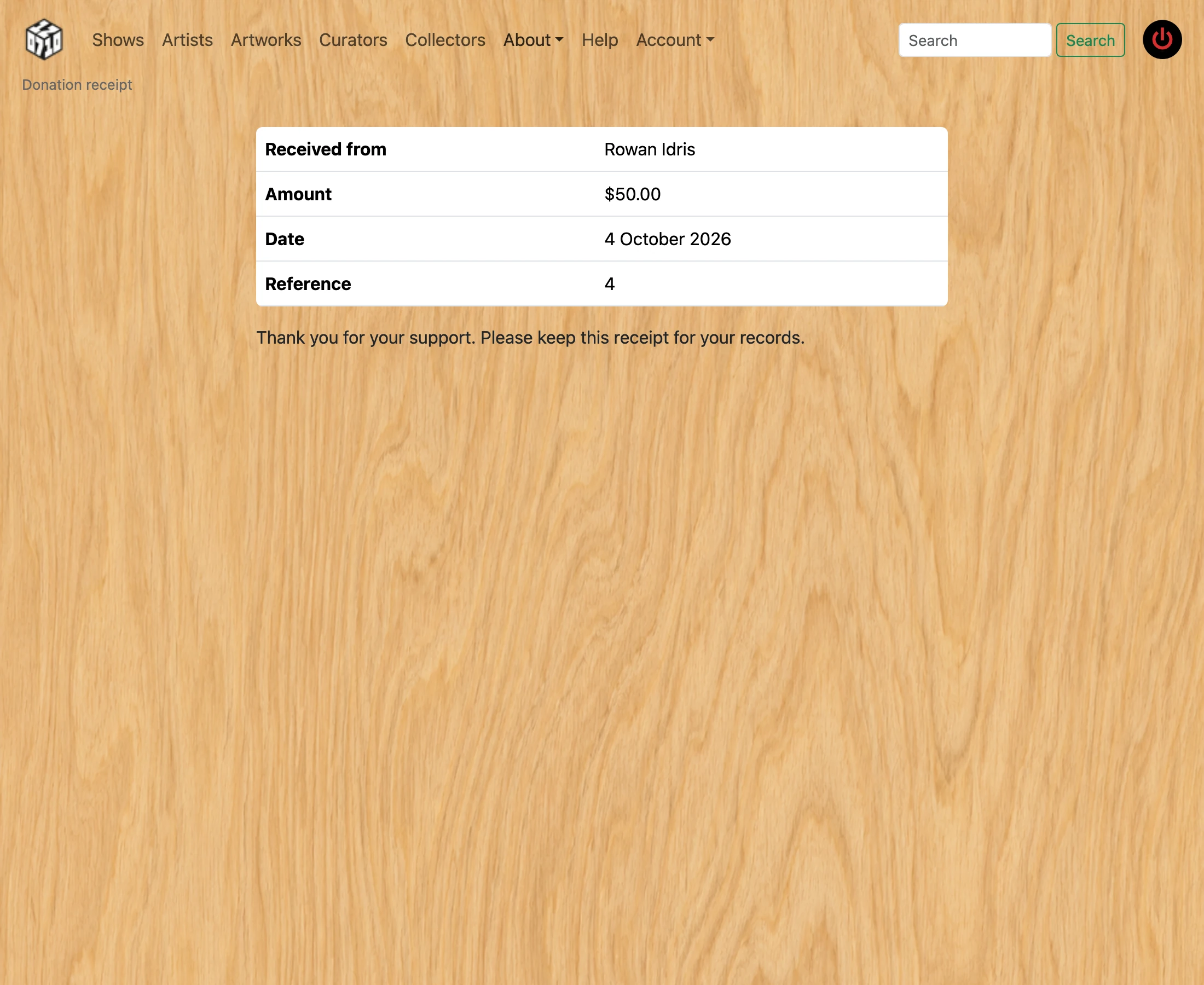 Screenshot of step 7: How to donate