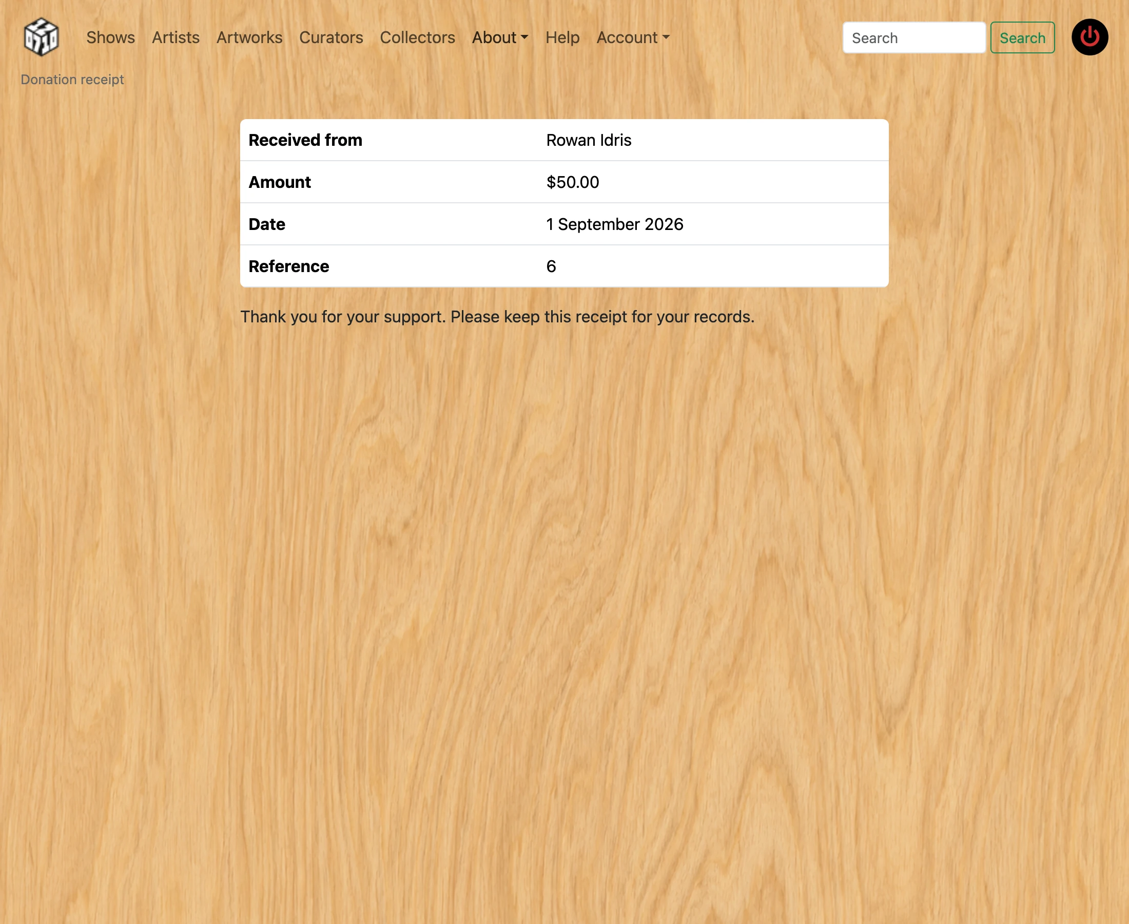 Screenshot of step 7: How to donate