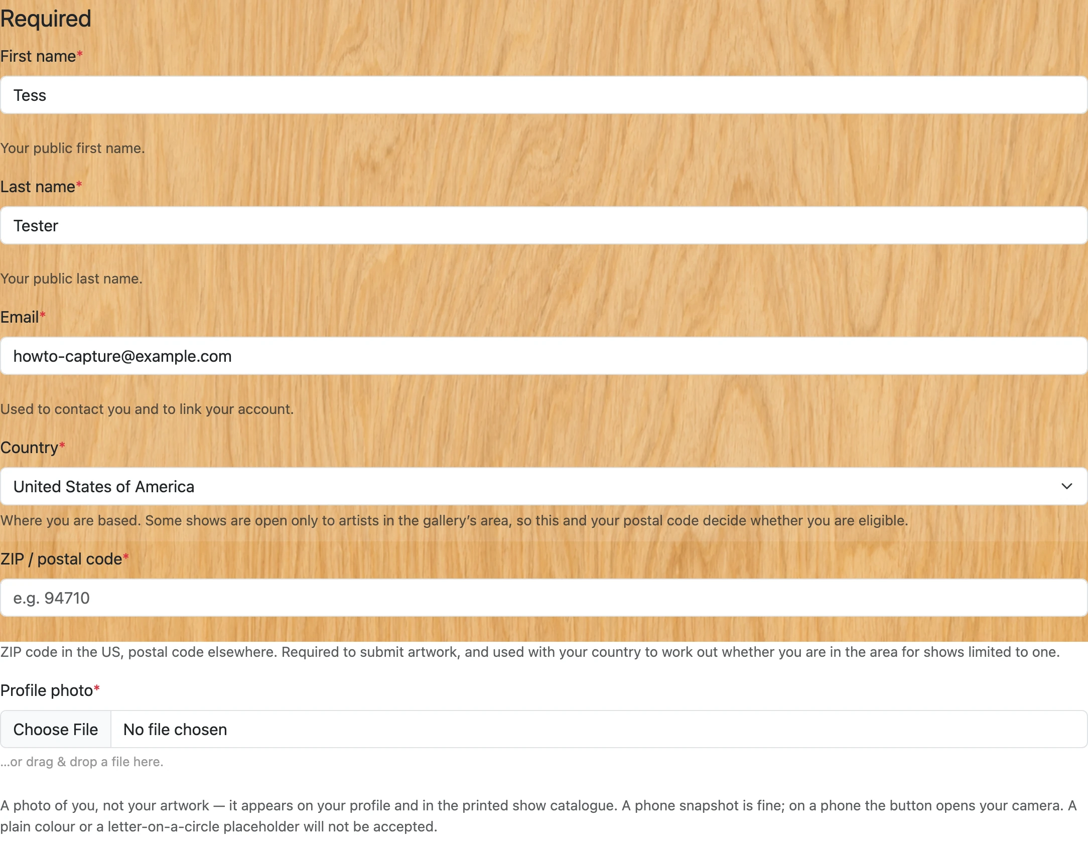 Screenshot of step 4: How to sign up for an account