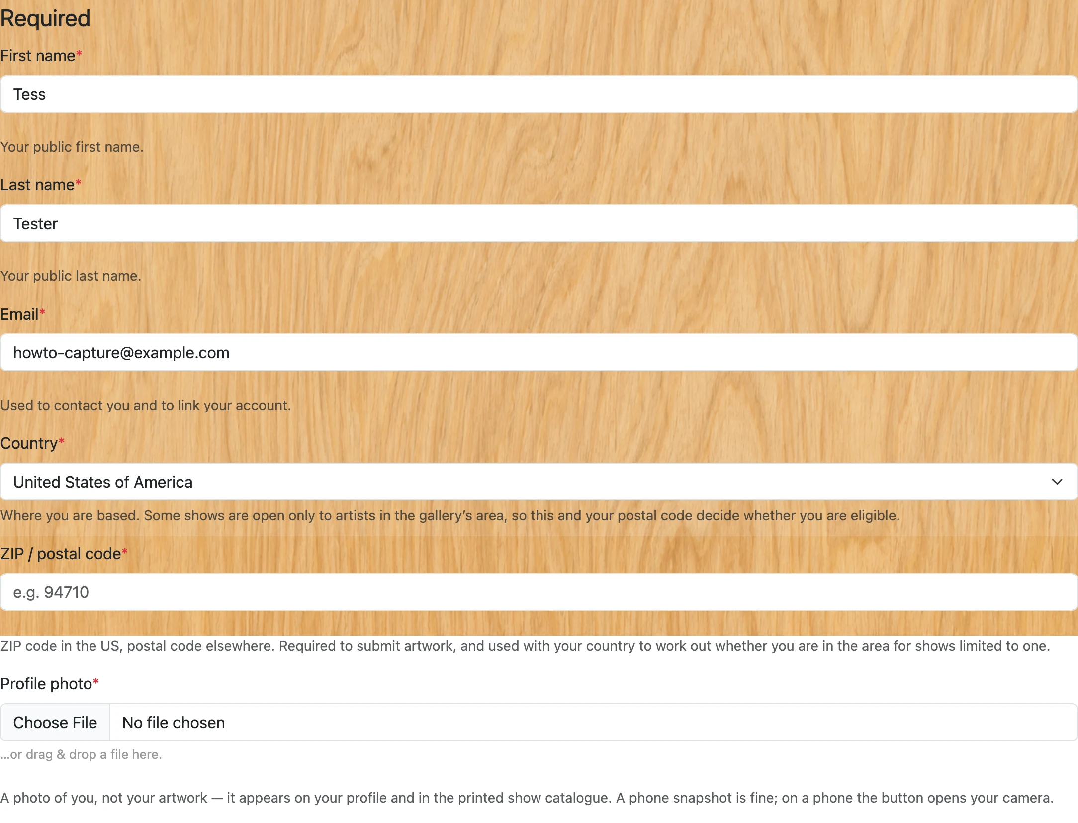 Screenshot of step 4: How to sign up for an account