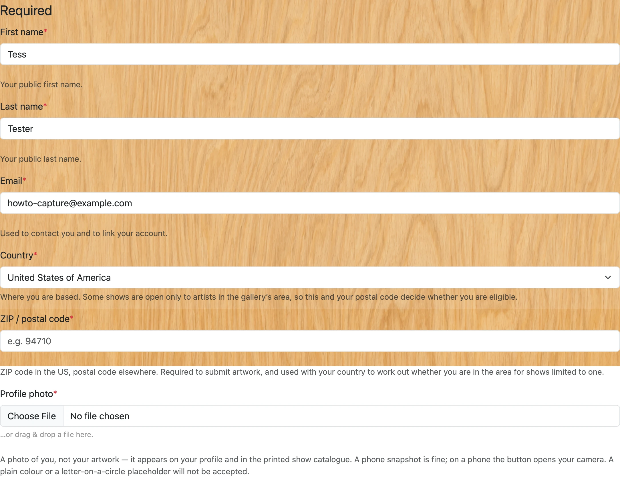Screenshot of step 4: How to sign up for an account