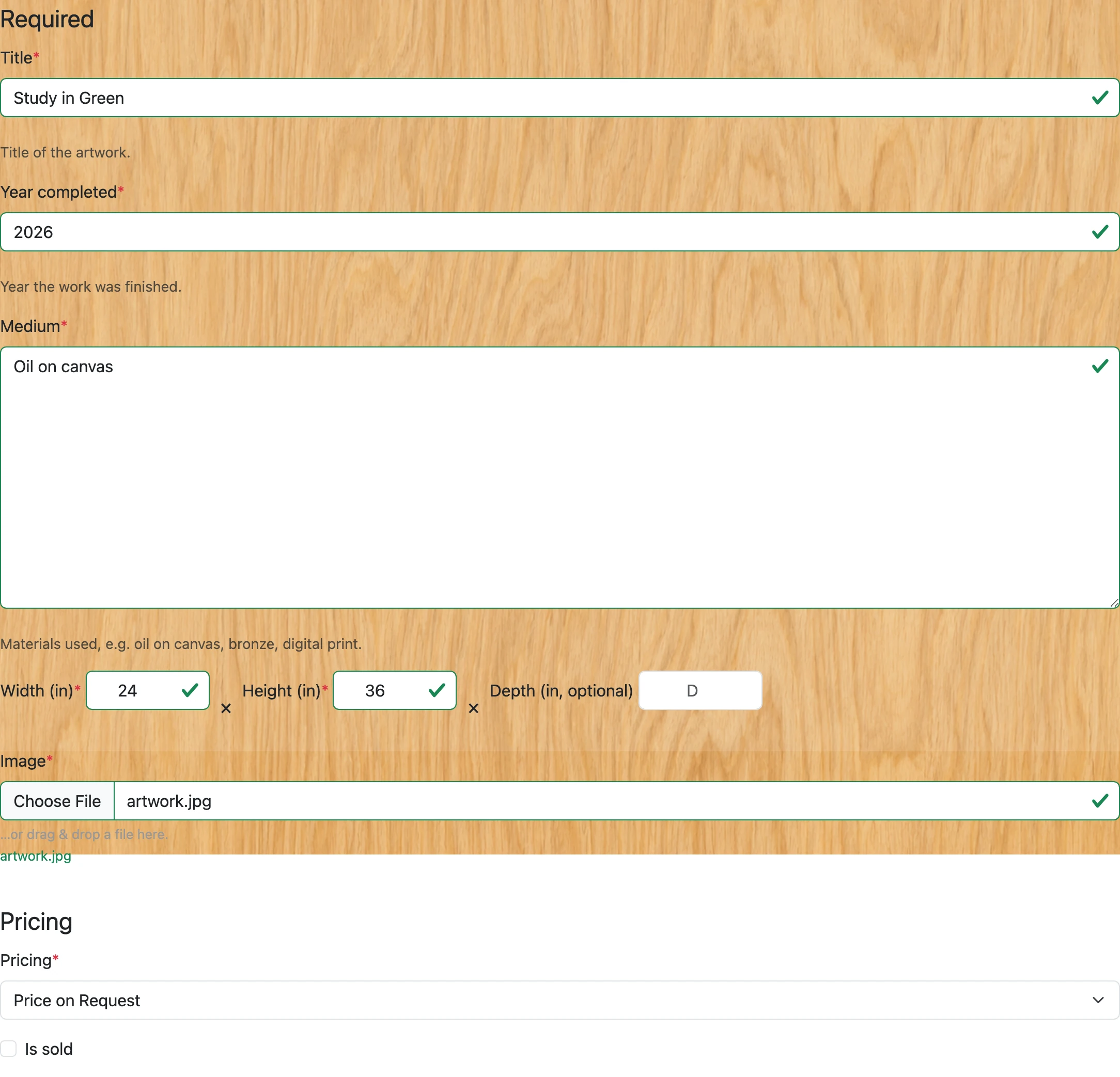Screenshot of step 6: How to submit artwork to a show (open call or invitation-only)