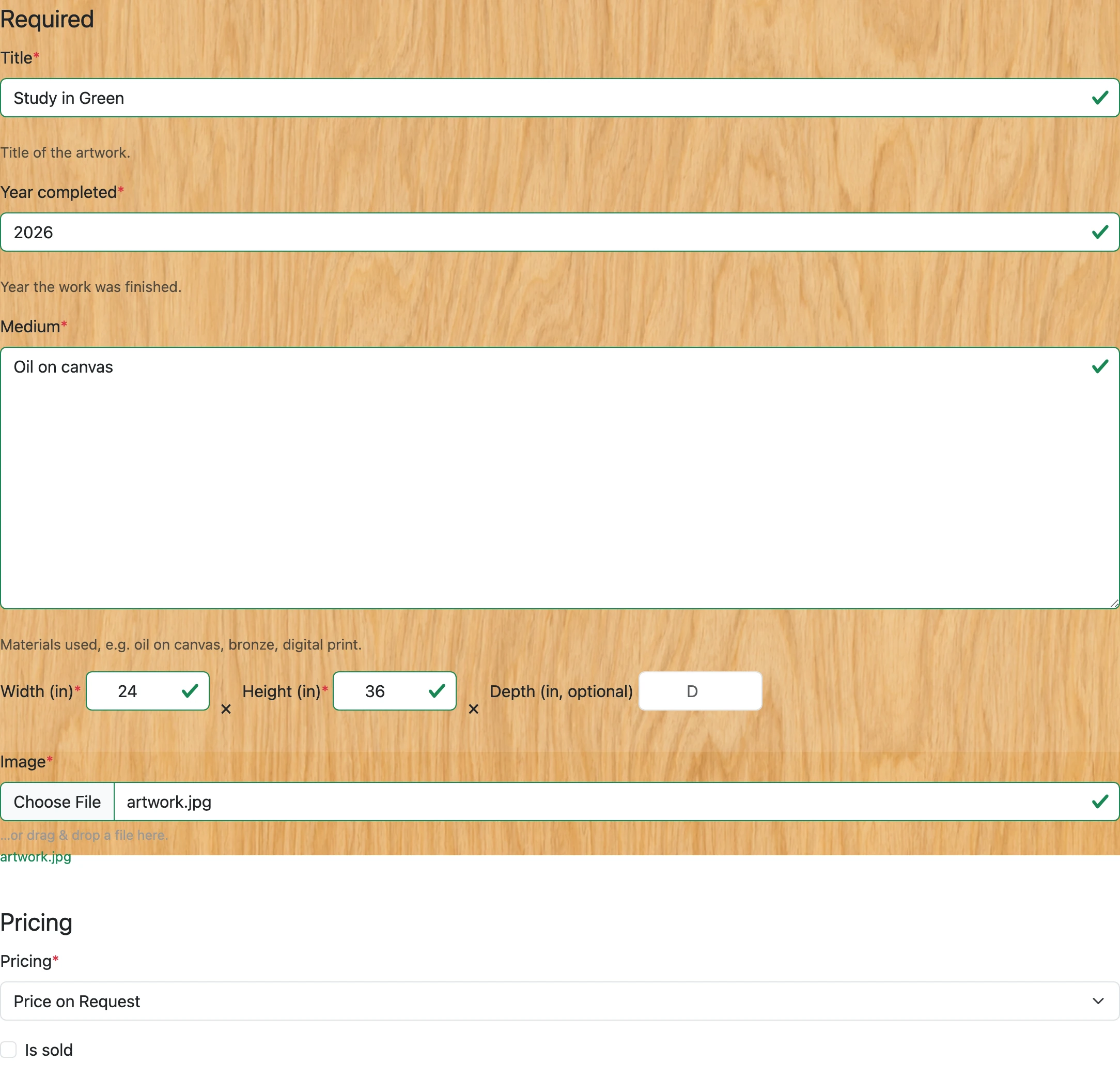 Screenshot of step 6: How to submit artwork to a show (open call or invitation-only)