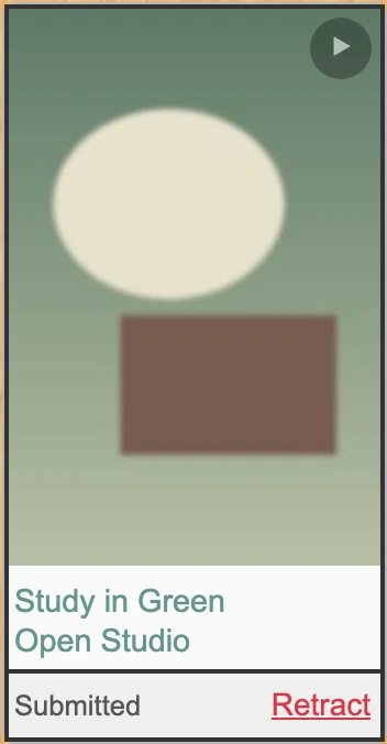 Screenshot of step 13: How to submit artwork to a show (open call or invitation-only)