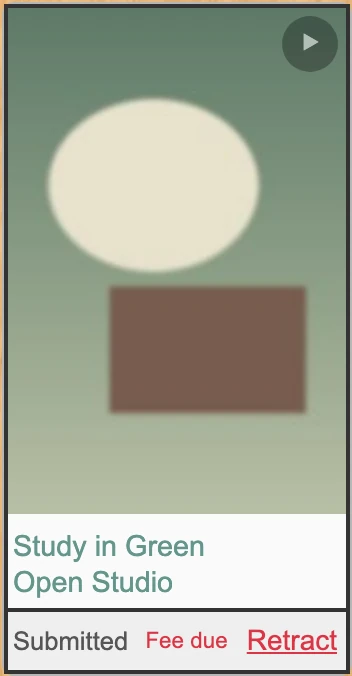 Screenshot of step 13: How to submit artwork to a show (open call or invitation-only)