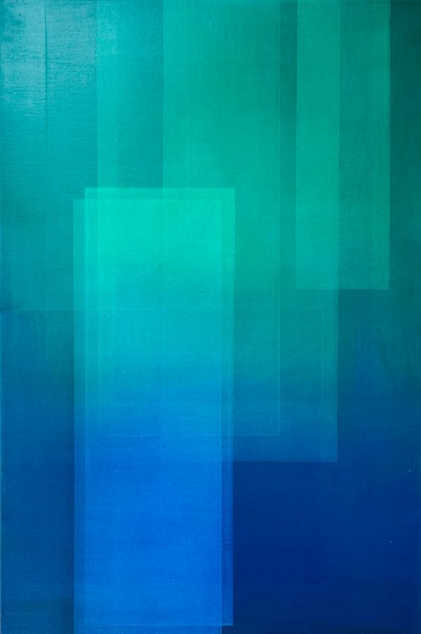 Untitled (Turquoise Green-Untlramarine Blue)
