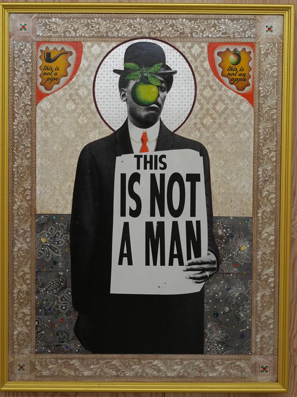 SON OF MAN (AFTER ADELMAN AND MAGRITTE) OR “NEVERTHELESS, I AM A MAN / THE TREACHERY OF IMAGES