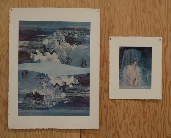 Snow/Waterfall