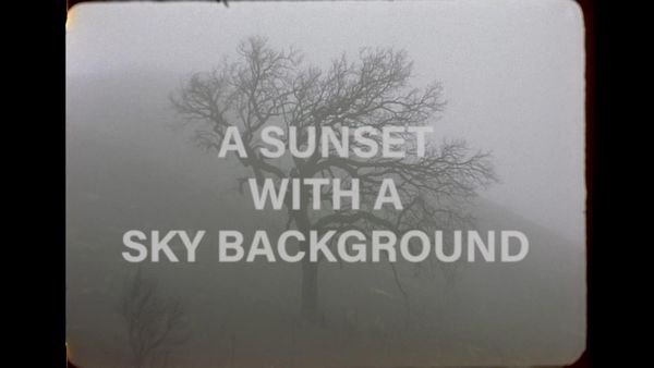 A Sunset With A Sky Background