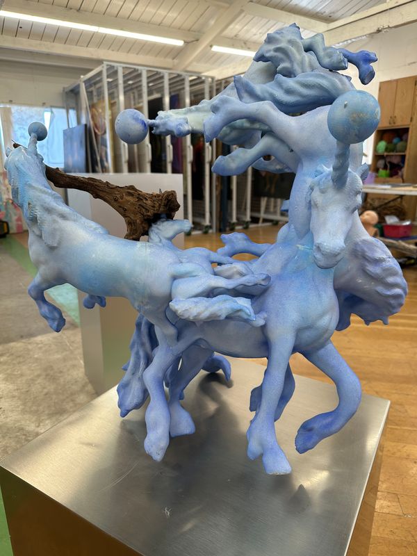 Paradox in blue