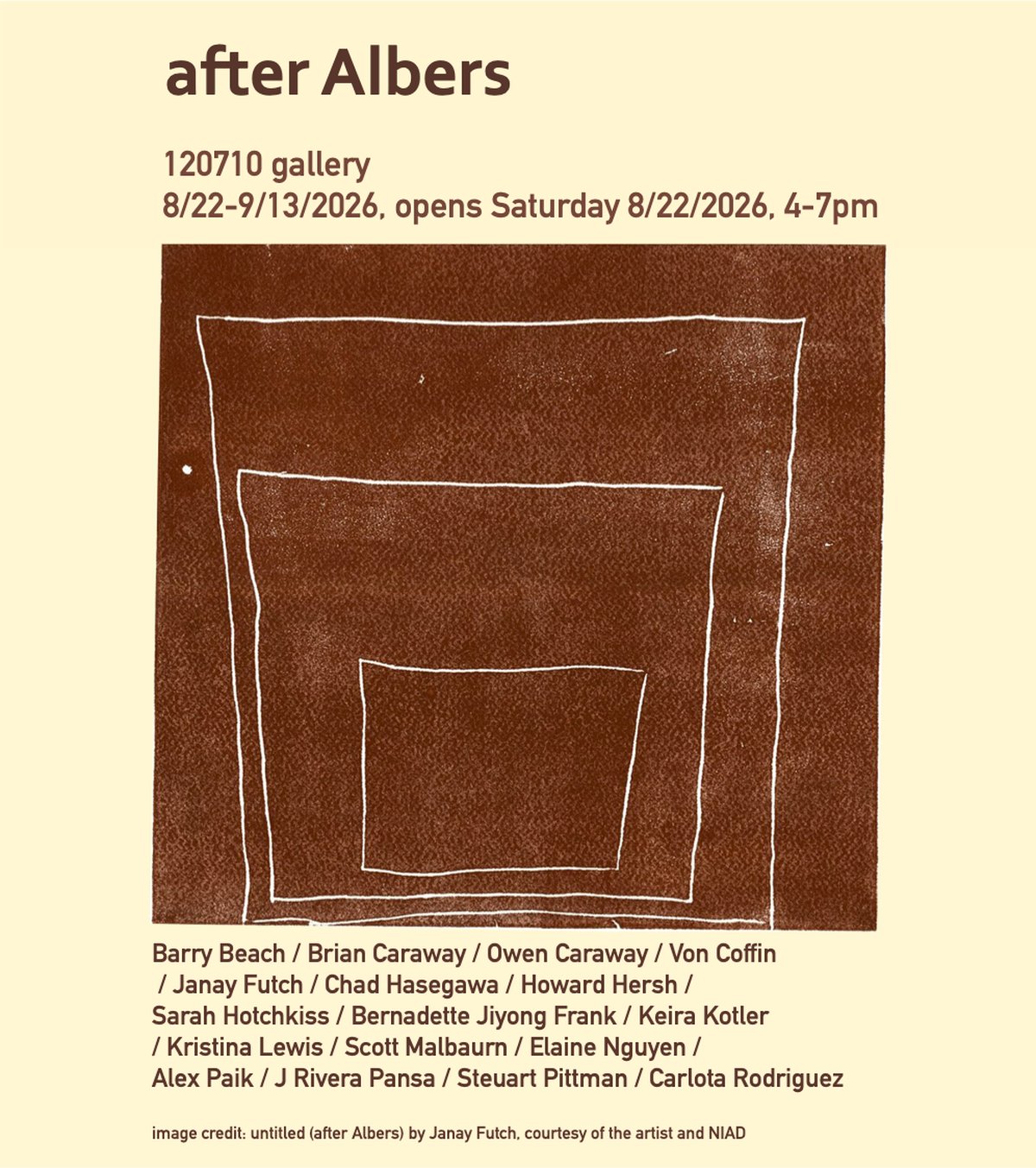 after Albers