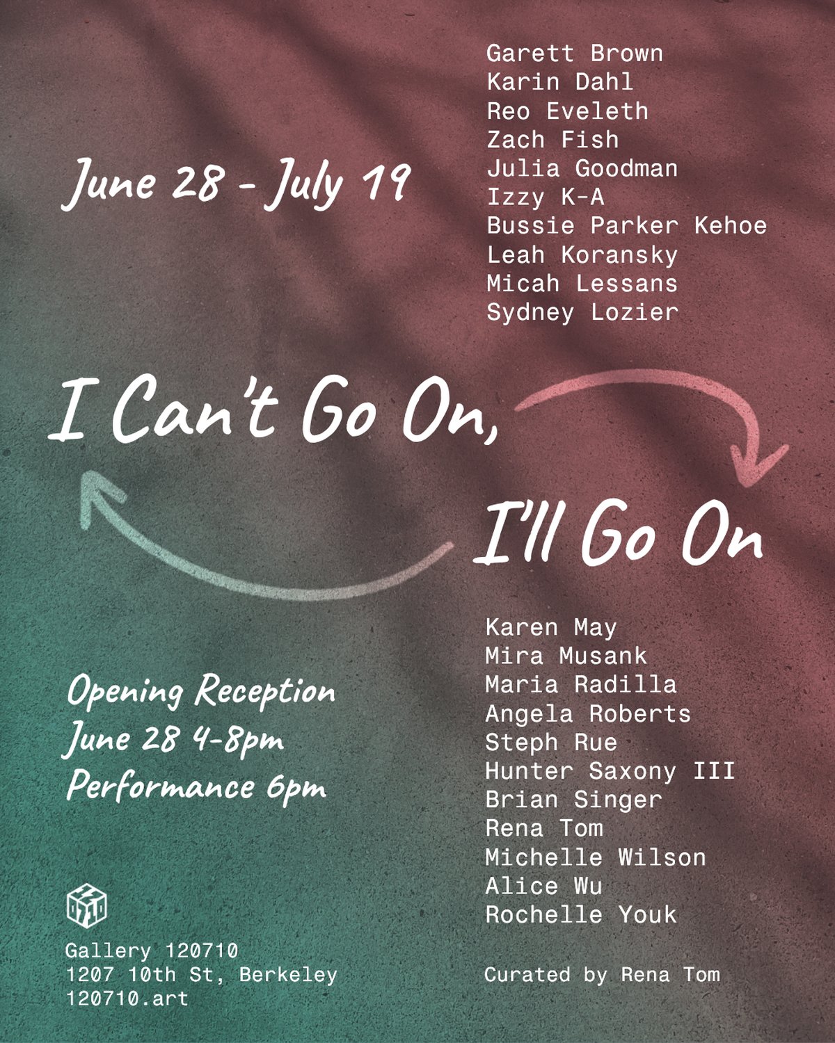 I Can't Go On, I'll Go On